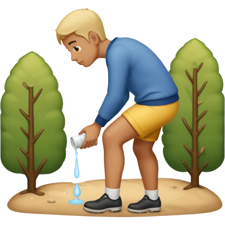 Писающий человек emoji