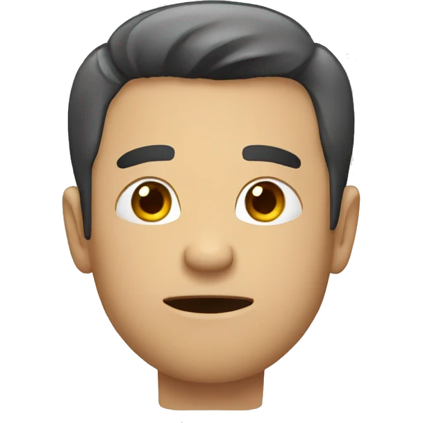 man saying no emoji