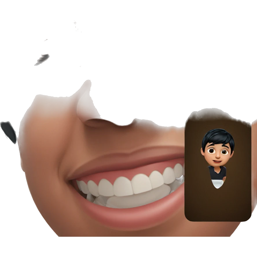 black haired meme boy emoji