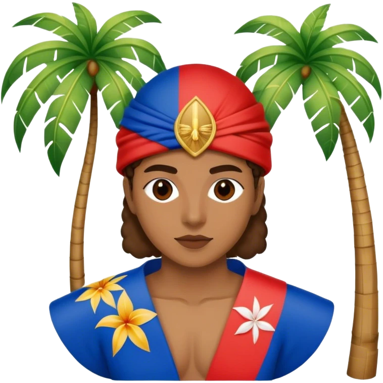 colibris , drapeau de la martinique,Plamier,corail emoji
