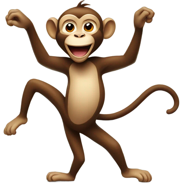 Monkey dancing emoji