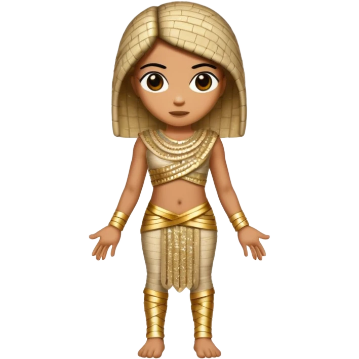 The Mummy from Universal Monsters with beige sequin outfit  emoji