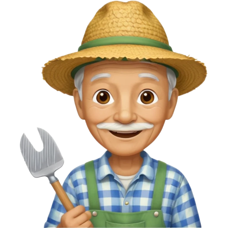 grandfather gardener emoji