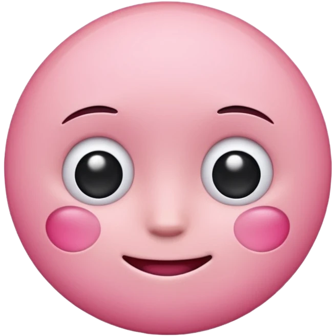 Pink emoji face emoji