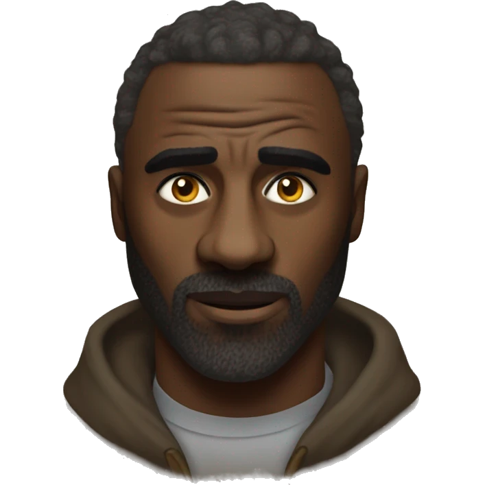 Idris Elba if he was a lion emoji