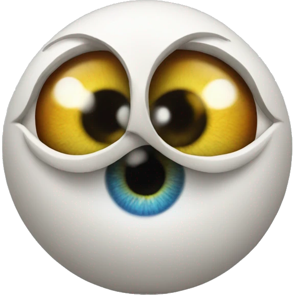 eyeball with two human legs emoji