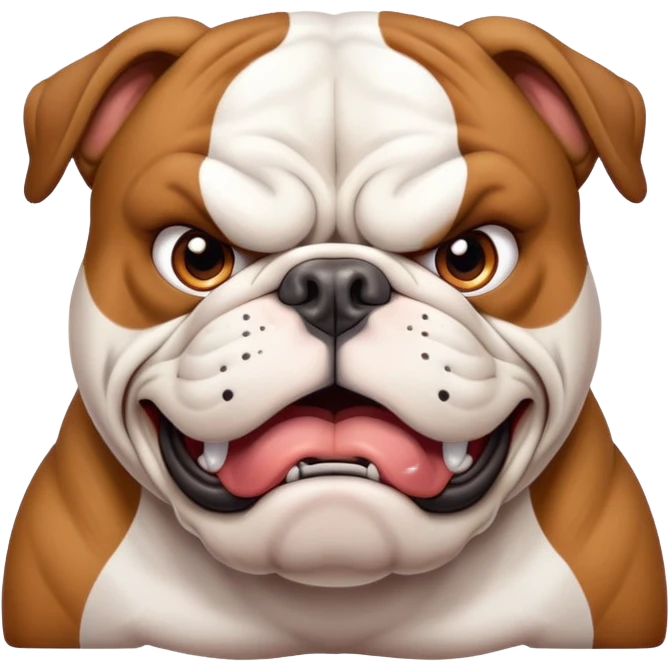 Angry Bulldog emoji