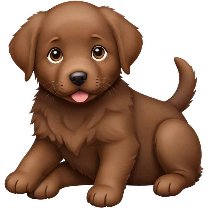 brown labrador puppy emoji