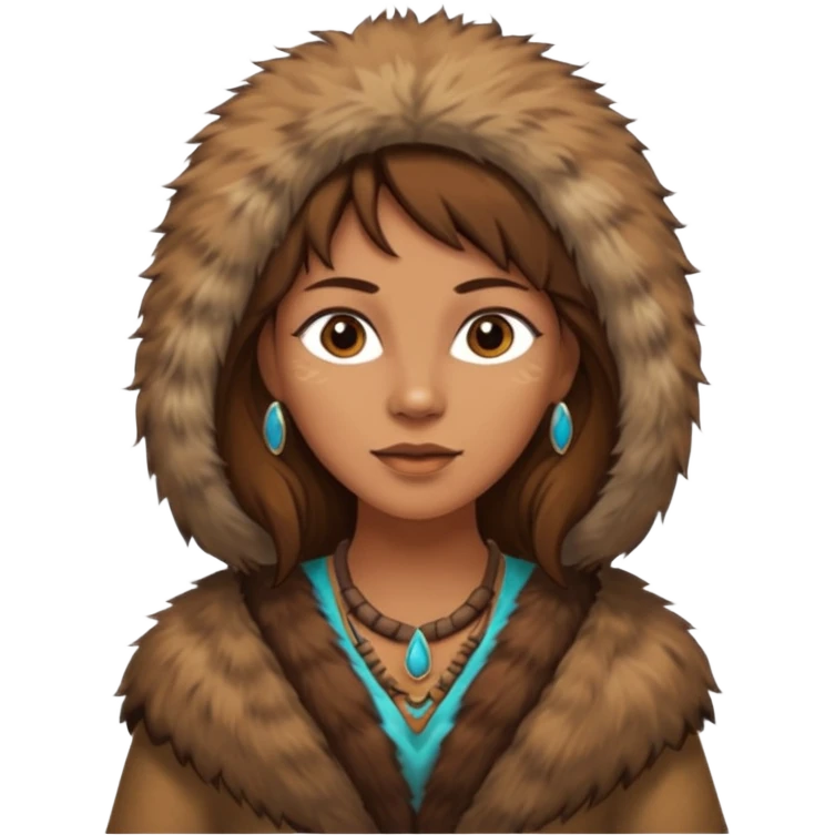 stone age woman emoji