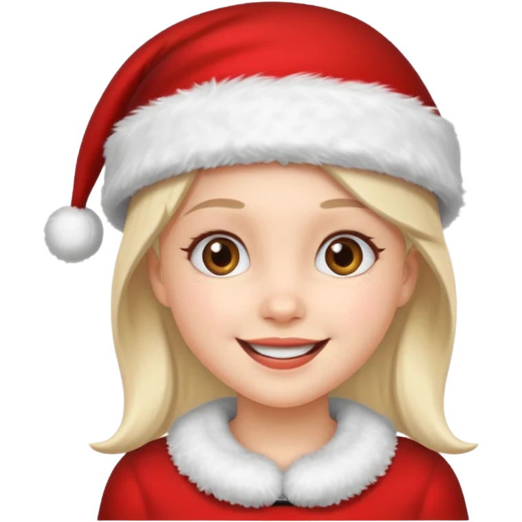 Christmas girly emoji