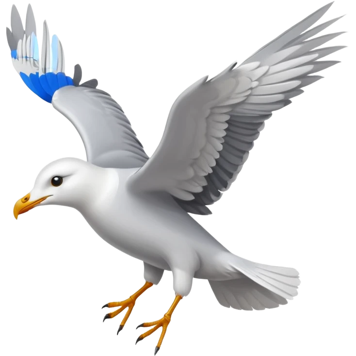 Seagull
Apple emoji style. emoji