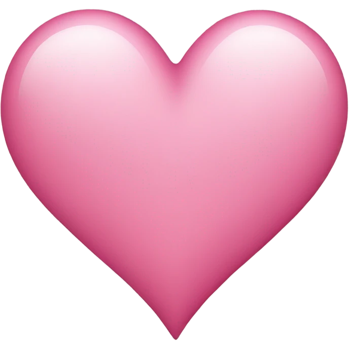 A pink heart  emoji
