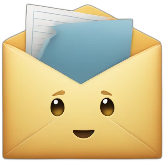 sticky mail emoji