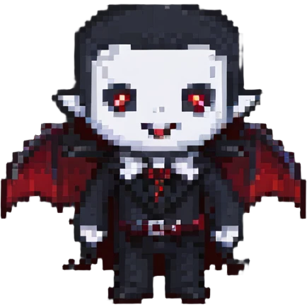 Tiny vampire emoji