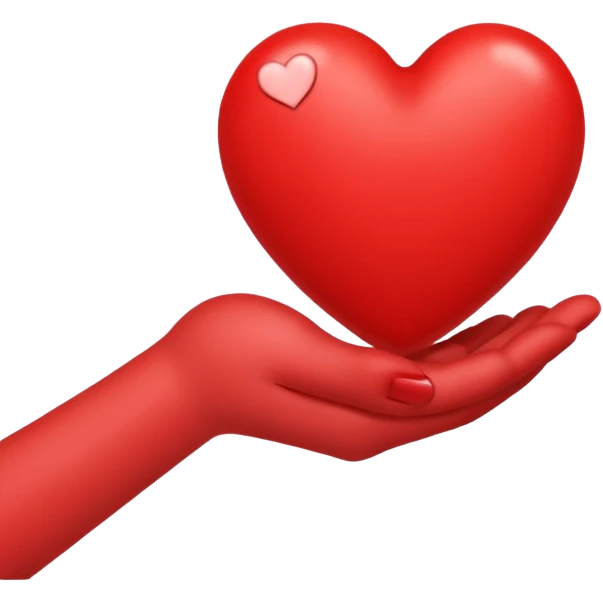 giving a heart emoji