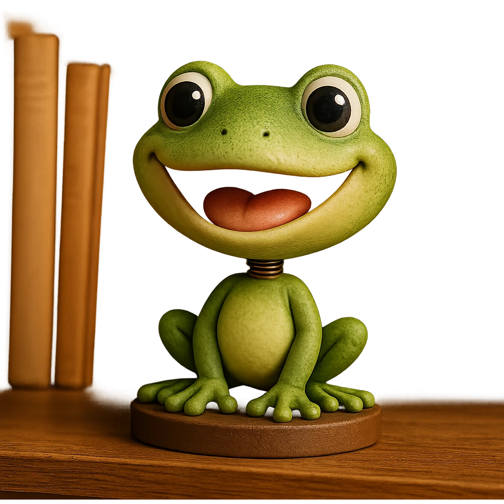 happy frog emoji