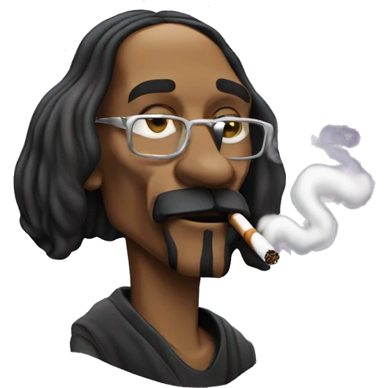 snoop dog smoking  emoji