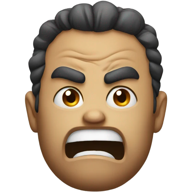 Angry emoji