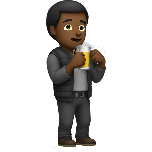 locking arms drinking  emoji