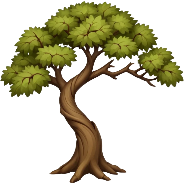 single tree branch emoji