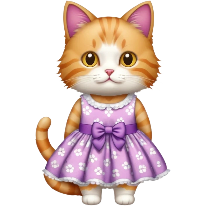 cat coat dress  emoji