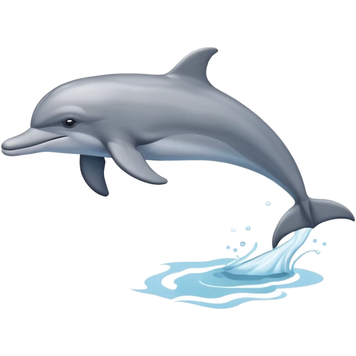 Dolphin with legs emoji
