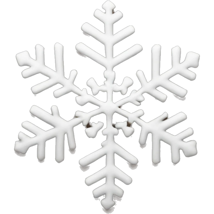brown snow flake emoji