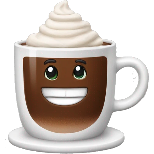 Hot chocolate emoji