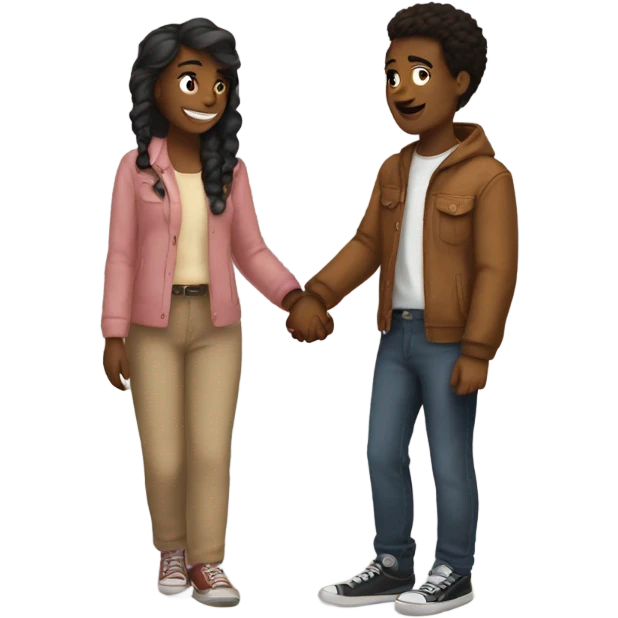 Best friends holding hands emoji