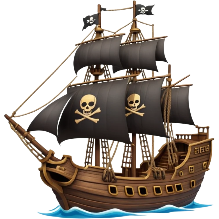 pirate ship emoji