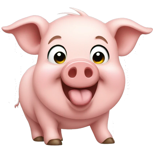 Pig happy  emoji