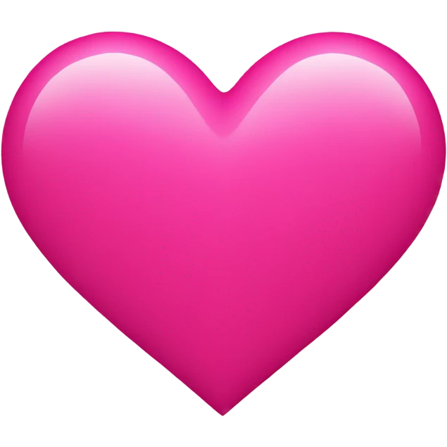 Pink heart  emoji