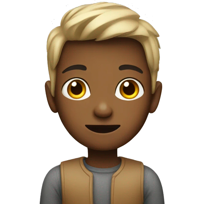 a boy whetish coloured skin emoji