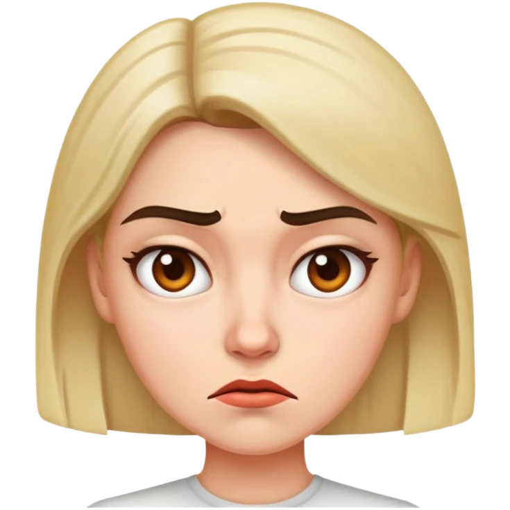 Annoyed with bf emoji