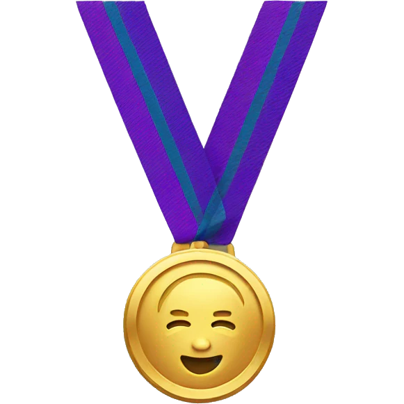 A gold medal  emoji