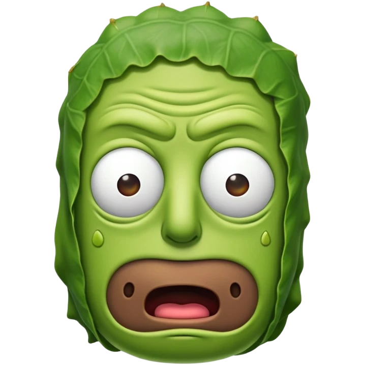 Little pickle rick emoji