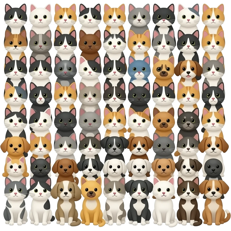 500 little cat 1000 little dog hook up emoji