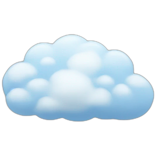 cloud emoji