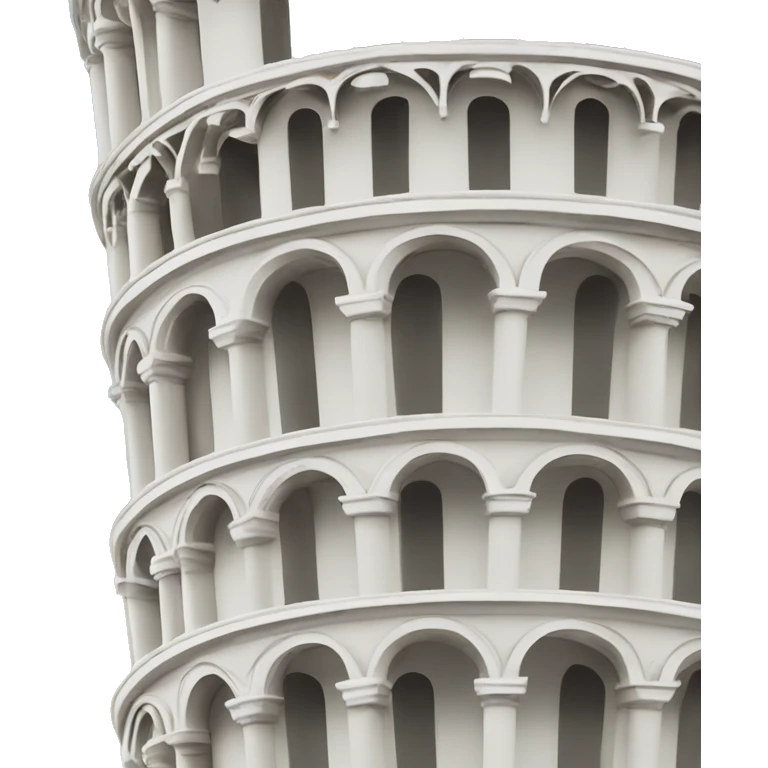 leaning tower of pisa emoji