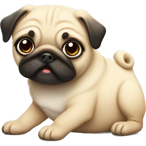 Cute Pug emoji