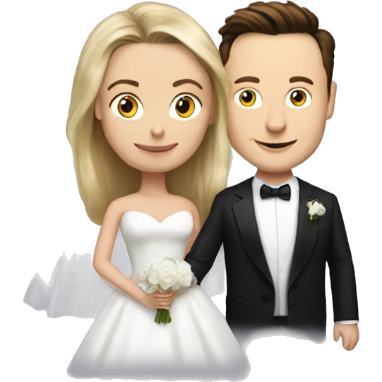 Elon musk marrying Giorgia meloni emoji