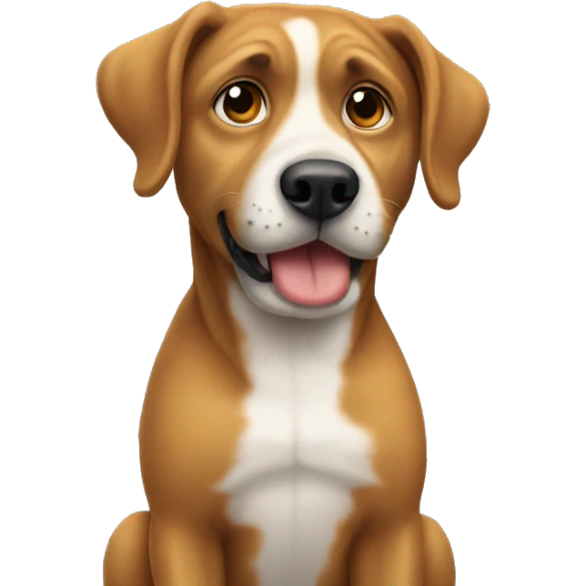 dog meme standing alone emoji