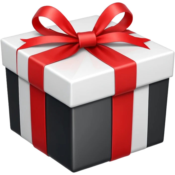 white gift box emoji