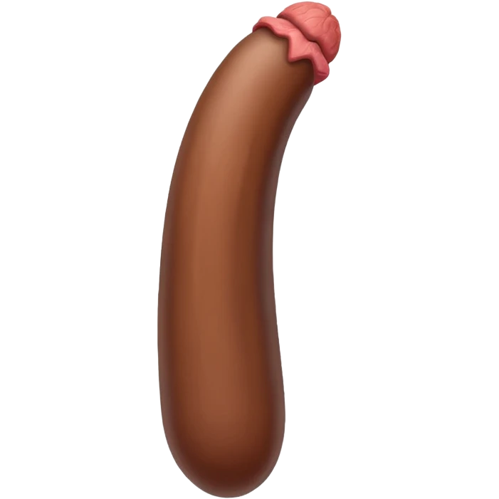 A penis on the outside emoji