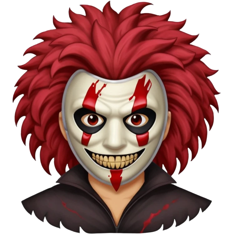 skib skib 67 slasher mad big hair emoji