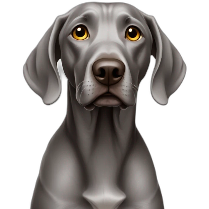 Weimaraner-playing-with-weimarner emoji
