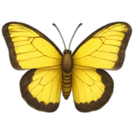 Yellow butterfly  emoji