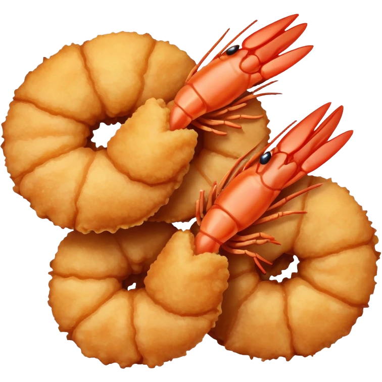 One fried shrmp emoji