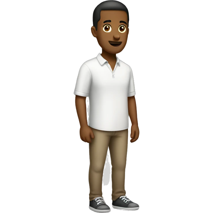 Guy with long back and short legs emoji