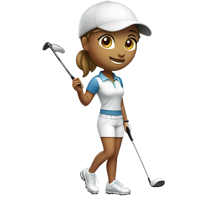 golfer girl emoji